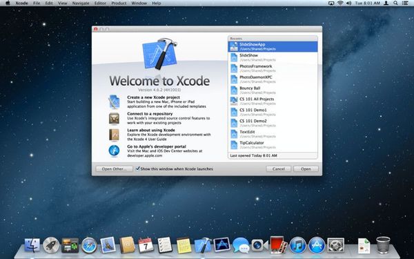 Xcode 4.6.2 업데이트 제공