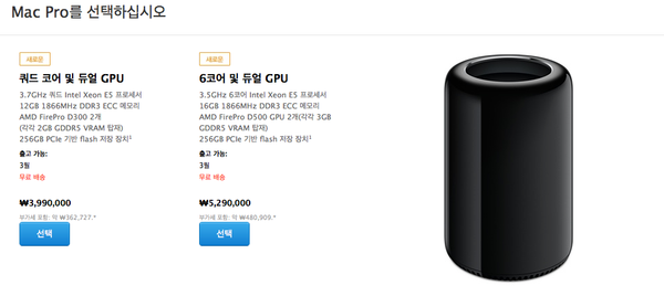 AOS, 새로운 Mac Pro 3월 출고 가능으로 미뤄져