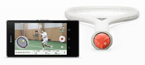 소니, YONEX 테니스 라켓 장착형 Bluetooth 스마트 테니스 센서 SSE-TN1 발표