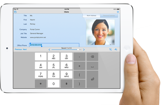 iOS 용 어플 FileMaker Go. 100 만 다운로드를 돌파