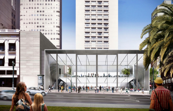 유니언 스퀘어 Apple Store 리테일 새로운 렌더링