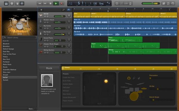 GarageBand 10.0.2 업데이트 제공