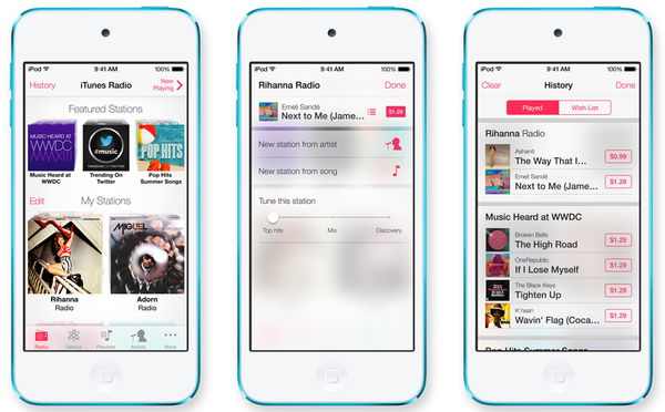 iTunes Radio의 성적 부진으로 실망?