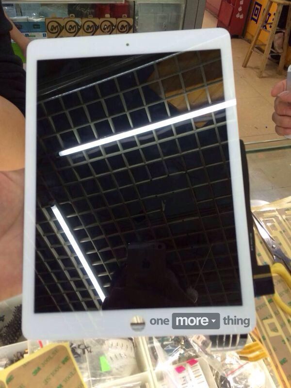 2세대 iPad Air 정면 패널 부품 유출?