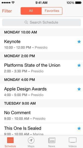 WWDC 2.0 업데이트 제공. 키노트 일정 수록.