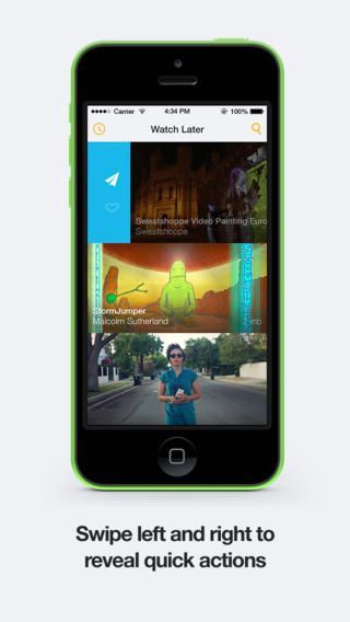 iOS 어플 Vimeo 4.1.00 업데이트 제공. 디자인 변경.