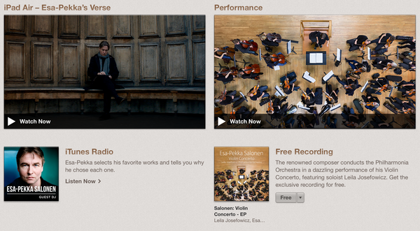 iPad Air CM에 사용 된 Violin Concerto : I. Mirage 음원 무료 공개.