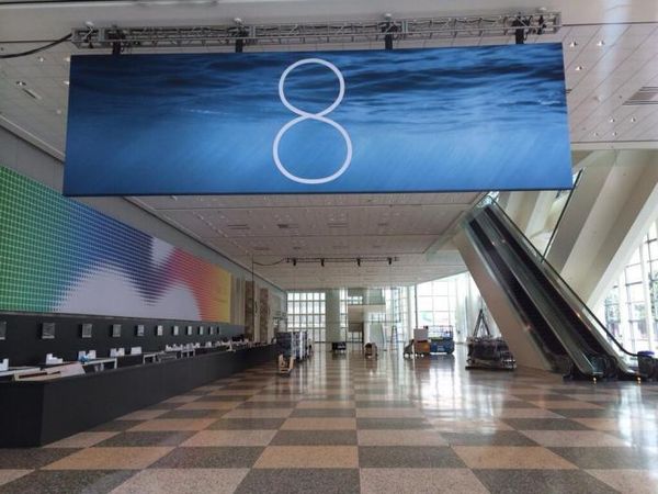WWDC 14 현장 iOS 8 배너 등장!