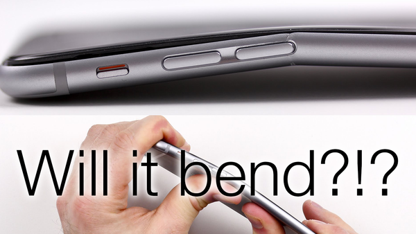 iPhone 6 Plus 휘는 현상에 대한 테스트.