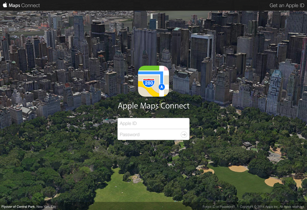 Apple 지도에 기업 정보를 등록 할 수있는 Maps Connect 서비스 제공.