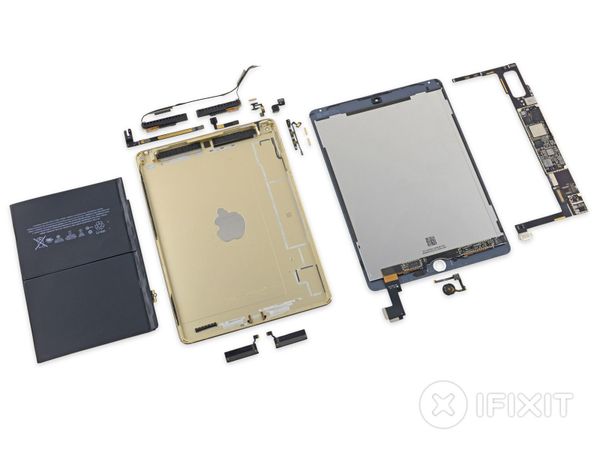 iFixit. iPad Air 2 분해기 제공.