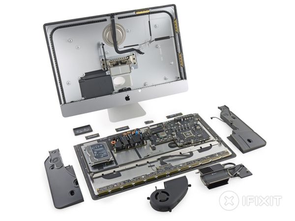 iFixit. 5K iMac 분해기 제공.