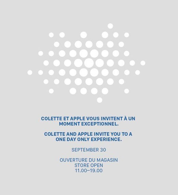 Apple, 프랑스 colette과 단 하루 Apple Watch 체험관 오픈?
