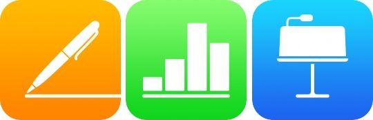 안정성이 향상 된 iOS 용 Keynote, Numbers, Pages 업데이트. (Kyenote는 Apple Watch 대응)