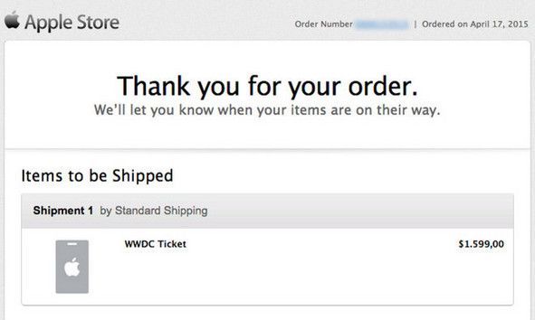 WWDC 2015. 티켓 당첨자 발표.