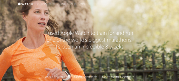 Apple Watch. 크리스티 터린튼 번즈의 새로운 영상 소개.