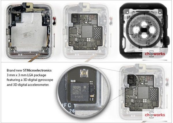 애플워치 S1 chip 분해