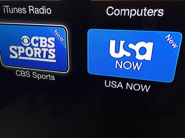 Apple TV에​​ CBS Sports, USA NOW 신규 채널 추가.