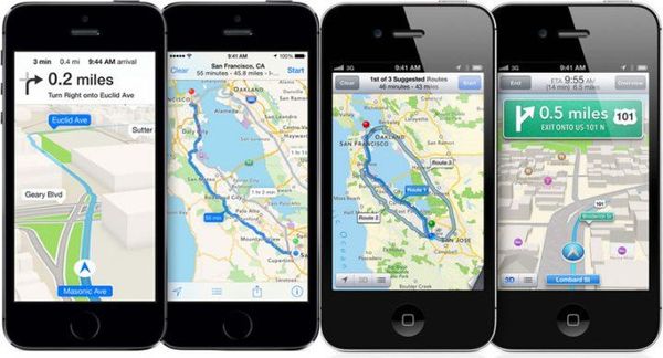 iOS 9 지도, 경로 안내는 북미, 유럽, 중국의 일부 도시에서만 이용 가능?