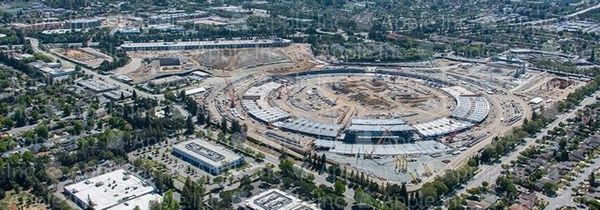 Apple Campus 2의 최신 항공 촬영 사진 공개