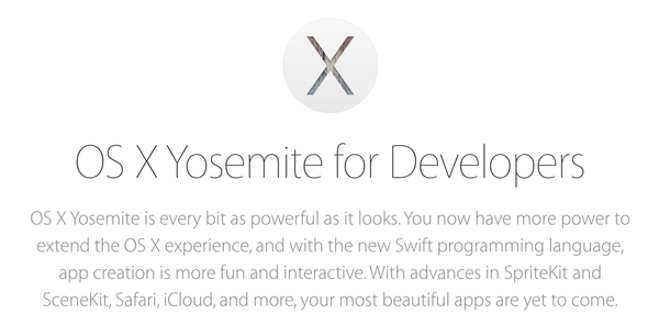 OS X Yosemite 10.10.4 (14E33b) 개발자 버전 공개.