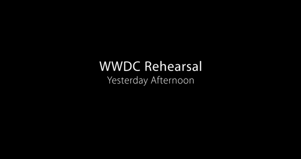 WWDC 15 오프닝 영상 BackStage 공개.