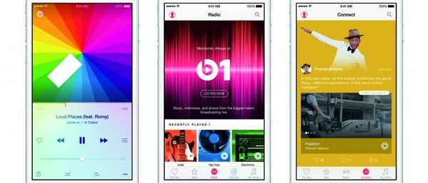 Apple Music의 비트 레이트는 256 kbps.
