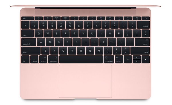 신형 MacBook 업데이트, 로즈 골드 추가