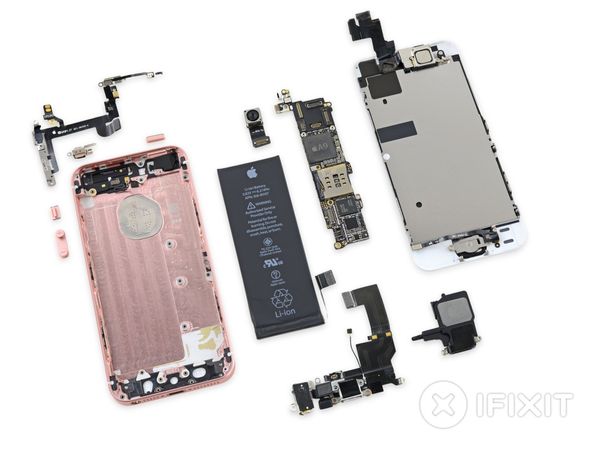iPhone SE 분해, iFixit