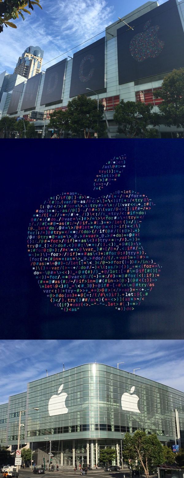 WWDC 2016 세션이 열리는 모스콘 웨스트 사진