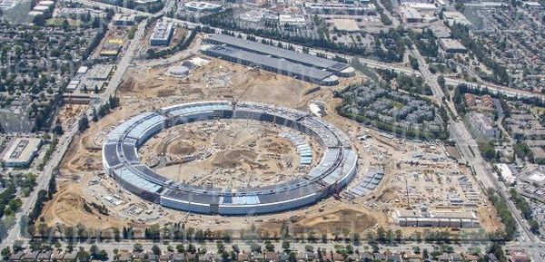 Apple Campus 2 최신 항공 촬영 사진