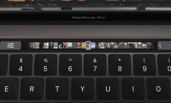 Touch Bar, MacBook Pro의 TV광고