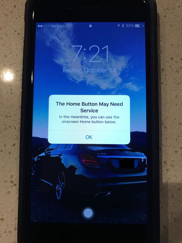 iPhone 7 홈버튼 고장시, 소프트웨어 홈버튼 제공