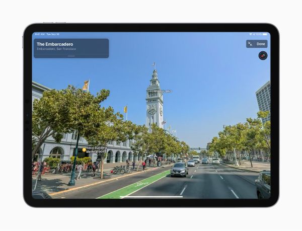 Apple, 새롭게 재설계된 지도 앱을 미국 전역 사용자들에게 제공하다.