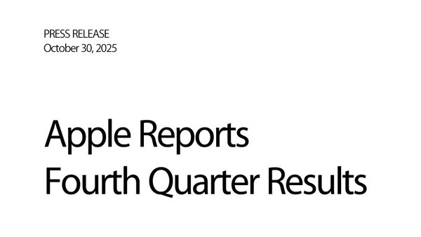 Apple, 2025년 4/4분기 실적 결과 발표 – iPhone 매출 순이익 증가, 서비스 부분 역대 최고치 증가