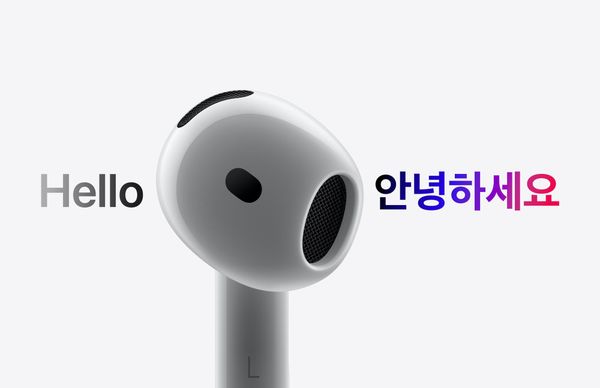 AirPods 실시간  한국어 번역 지원