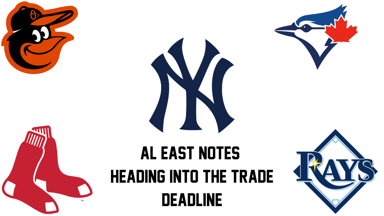 AL East Notes heading into the Trade Deadline