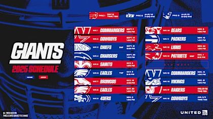 Full NY Giants 2025 Schedule Analysis