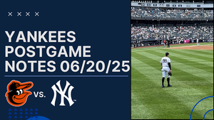 📰 Yankees Post Game Notes: Orioles vs. Yankees, June 20th, 2025