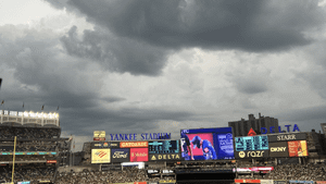 Yankees/Mariners in Rain Delay Tuesday
