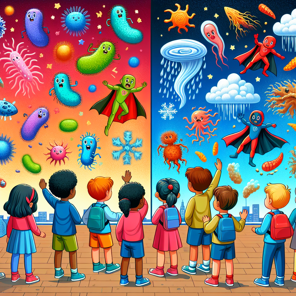 KidsNewsFlash Daily News: From Gut Superheroes to Arctic Chills: How Microbes and Weather Patterns Shape Our World