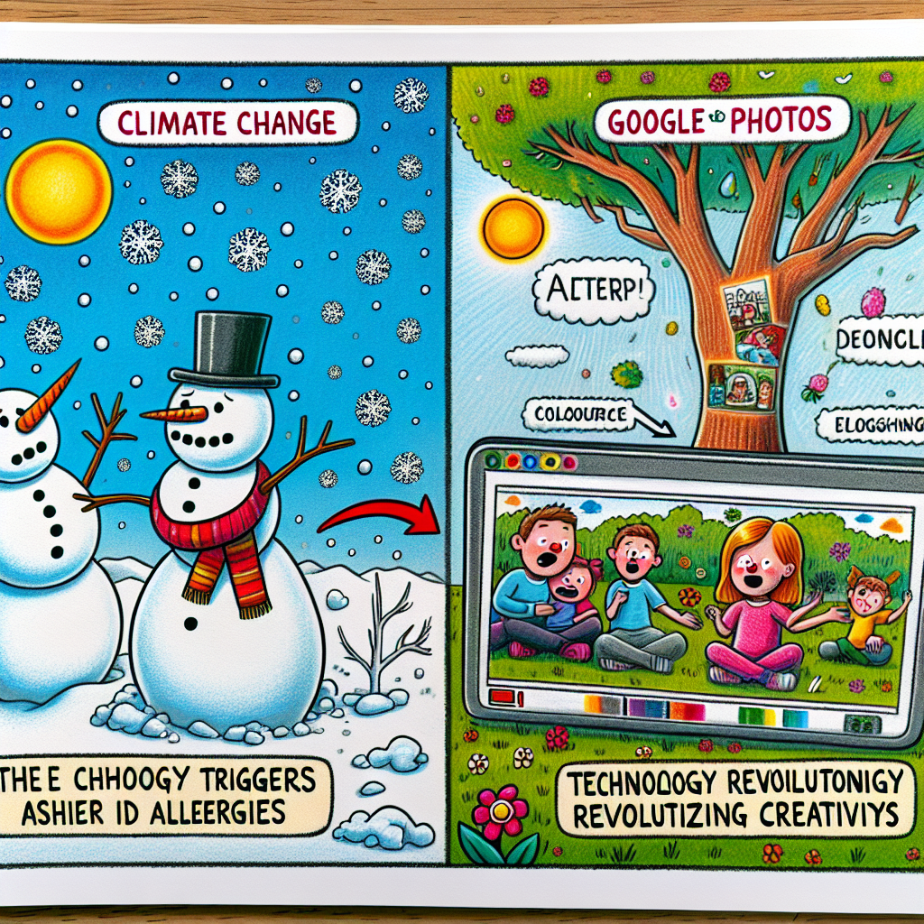 KidsNewsFlash Daily News: Climate Change Triggers Earlier Allergies While Google Photos Revolutionizes Video Creation