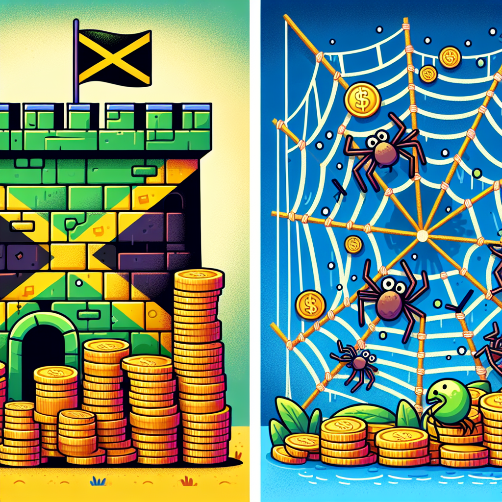 Jamaica Builds Financial Fortress and Spiders Use Zigzag Patterns for Survival