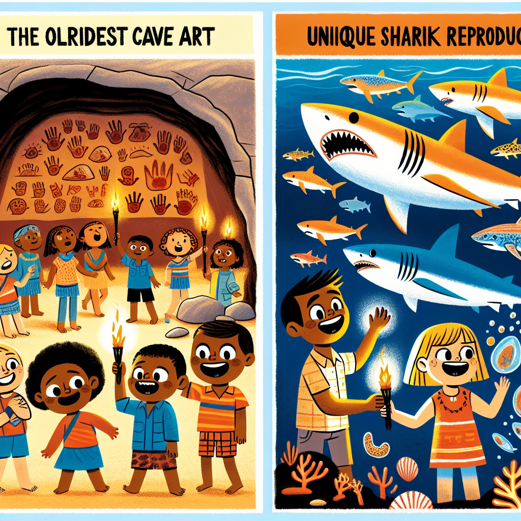 Oldest Cave Art Discovered and Sharks Reproduce in a Unique Way