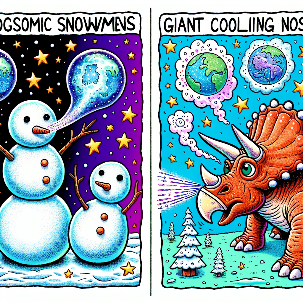 Giant Cosmic Snowmen Discovered and Triceratops' Cooling Nose Revealed