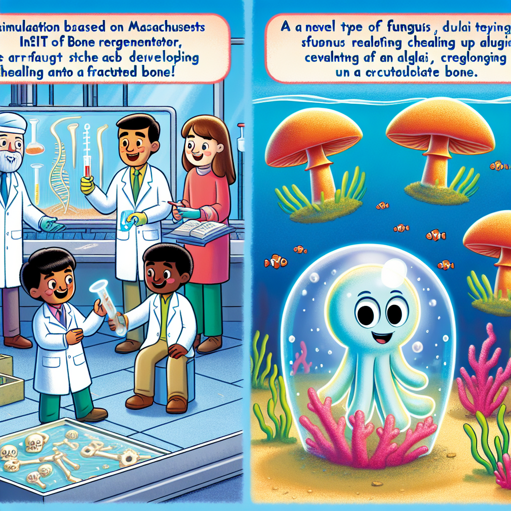 MIT Develops Bone Regenerator and Ocean Fungus Cleans Algae