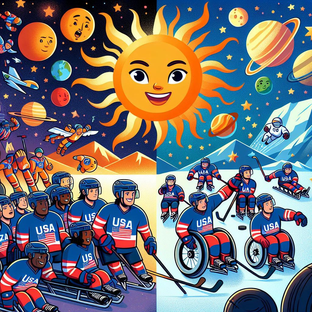 Team USA's Sled Hockey Team Heads to Gold and Sun's Cosmic Adventure Revealed