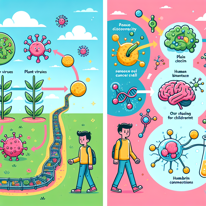 KidsNewsFlash Daily News: From Plant Viruses to Brain Cells: New Scientific Discoveries Shape Cancer Treatment and Neural Understanding