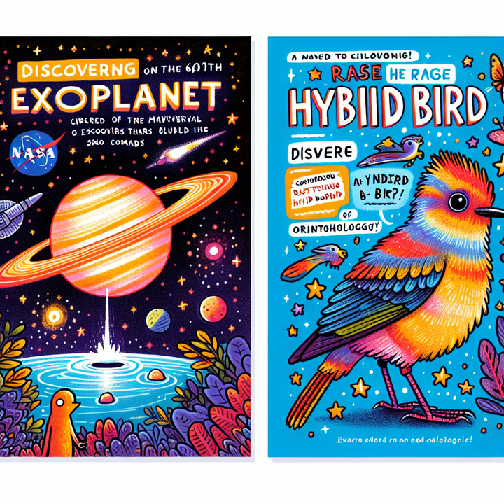 KidsNewsFlash Daily News: From Space to Earth: NASA's 6000th Exoplanet Discovery and Rare Hybrid Bird Spotting Makes Scientific History