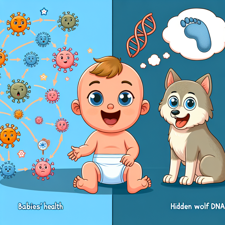 Babies' Health Linked to Virus and Dogs Have Hidden Wolf DNA